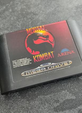 Картридж mortal kombat (sega mega drive)