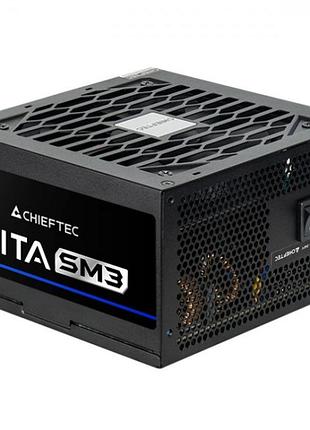 Блок питания chieftec vita sm3 bpx-750-c 750w atx 3.1 80 plus bronze полумодульный 120 мм вентилятор retail (bpx-750-c)