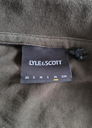 Чоловіче поло lyle & scott у крутому болотно-зеленому кольорі (оригінал) 5