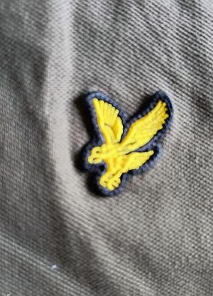 Чоловіче поло lyle & scott у крутому болотно-зеленому кольорі (оригінал) 6