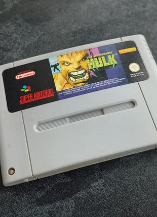 Картридж the incradible hulk (super nintendo)