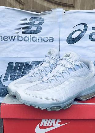 Кроссовки nike air max 95 ultra tn + для тренировок кожаные