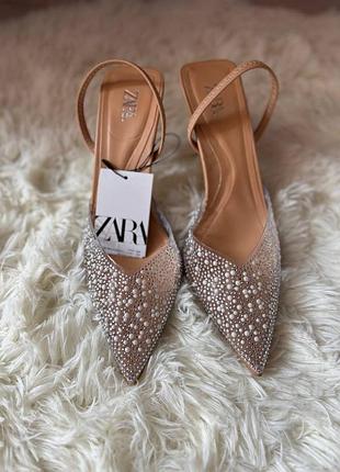 Слінгбеки туфлі zara 40 розмір