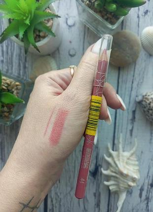 Нюдовый устойчивый карандаш для губ luxvisage lip liner тон 44