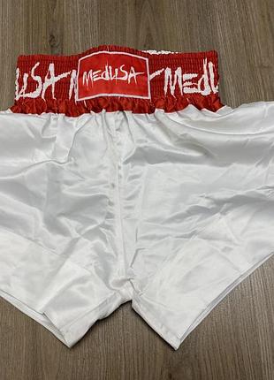 Шорти муай тай розмір с м muay thai білі чоловічі
