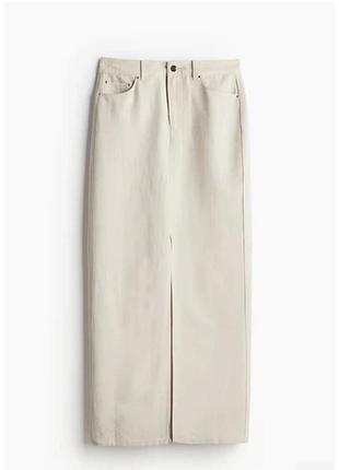 Спідниця з льоном h&m