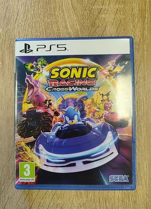 Диск sonic racing: crossworlds для ps5