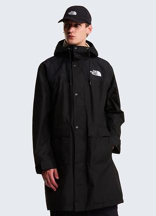 The north face reign on dryvent parka jacket black nf0a8gl0ujk3 мужская длинная куртка плащ дождевик черная парка оригинал - xl