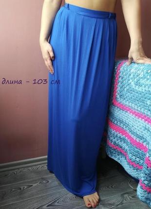 Вискозная юбка (длина - 103 см ) xs -s5 фото