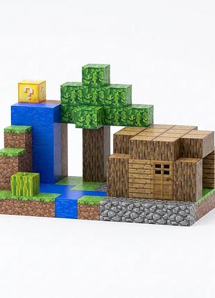 Магнитный конструктор minecraft на 107 деталей