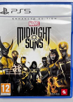 Marvel midnight suns enhanced edition, б/у, английская версия - диск для playstation 5