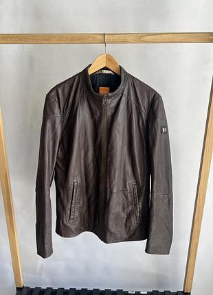 Hugo boss шкіряна куртка