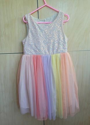 Нарядное платье h&amp;m на 4-5 лет