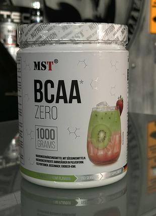 Амінокислота bcaa mst bcaa zero 1000 грамм (153 порцій), полуниця-ківі