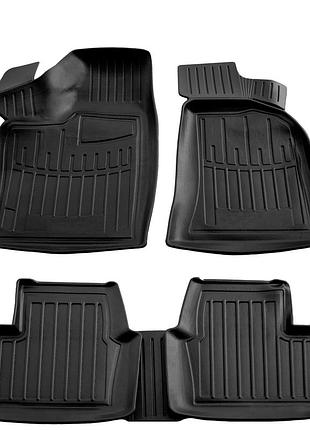 Резиновые коврики stingray 3d (5 шт) для ваз 2110-21115
