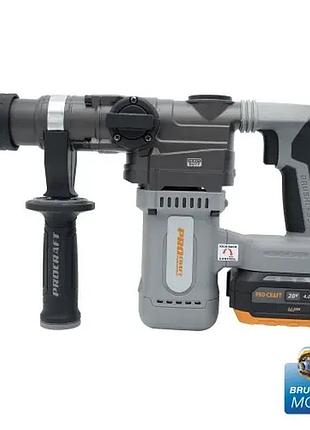 Акумуляторний перфоратор procraft industrial hd20a (c 1 акб та зп)