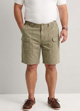 Шорты карго croft & barrow cargo shorts khaki (46) 5xl