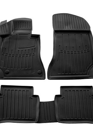 Коврики резиновые stingray 3d (5 шт, полиуретан) для mercedes cls c218 2011-2018 гг