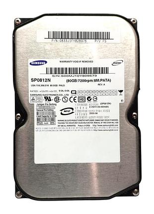 Жесткий диск hdd 80gb 7200rpm 8mb ide 3.5 samsung spinpoint p80 sp0812n