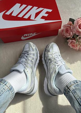Nike p-6000 white grey 2