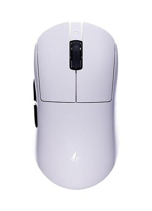 Беспроводная игровая мышь atk a9 air / paw3950ultra / 42000 dpi / 8k / 300mah / 47 грамм / white / белый