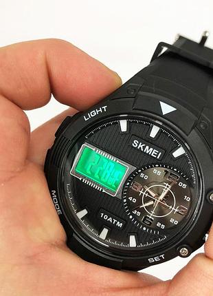 Часы мужские очень стильные skmei 1761bkwt, эксклюзивные мужские часы качественные ws-84