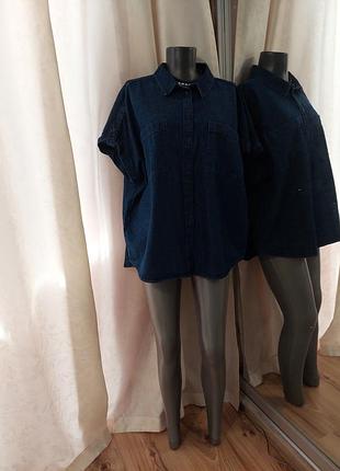 Джинсова сорочка 👕 оверсайз