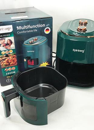 Фритюрница мультипечь для картофеля фри rainberg rb-2242 7.5л 3800вт, электрическая печь-фритюрница jq-16