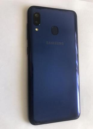 Смартфон samsung galaxy a20 a205f blue 3/32, 2019 3