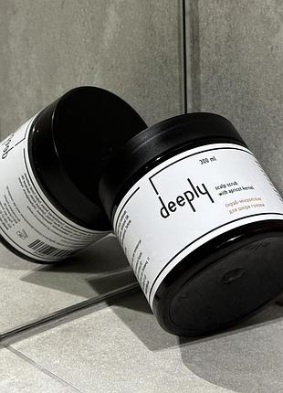 Скраб deeply scalp scrub with apricot kernel для шкіри голови
