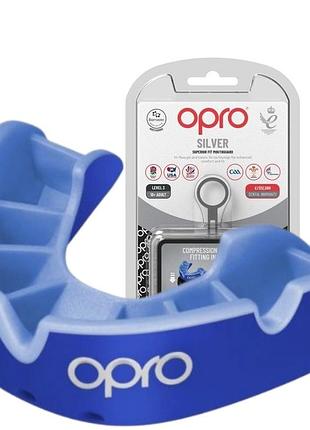 Капа opro silver взрослая (вик 11+) dark blue/blue (art.102502002)