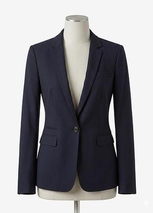Жіночий жакет, піджак блейзер синього кольору massimo dutti