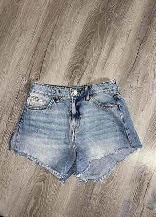 Джинсові шорти zara, xs