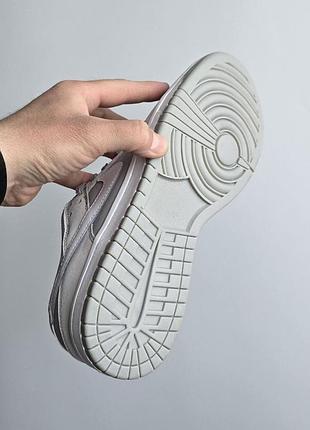 Кроссовки nike sb dunk • light grey • 9