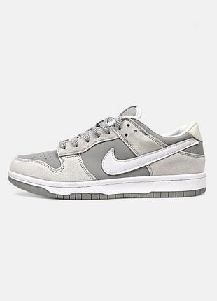 Кроссовки nike sb dunk • light grey • 10