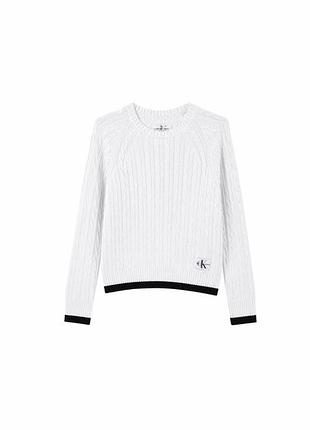 Білий джемпер calvin klein
