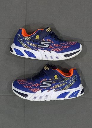 Кроссовки на мальчика skechers светятся- размер 33,5