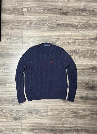 Вʼязаний светр polo ralph lauren double-knit