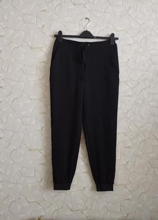 Легкие брюки zara basic свободного кроя с манжетами