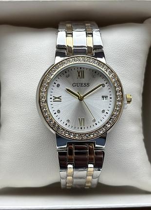 Супер хит! женские часы на браслете guess комбинированного цвета