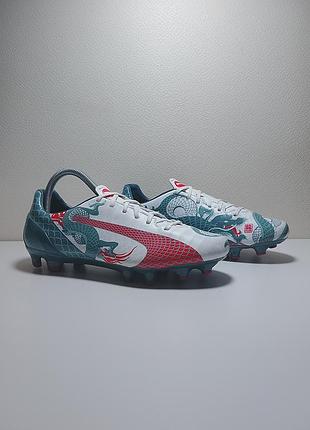 Бутсы детские puma evospeed 1.3 dragon graphic 4.3 fg jr размер 38,5