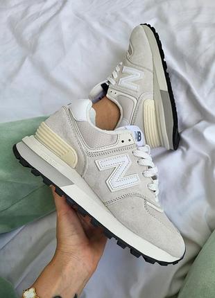 New balance 574 grey pink