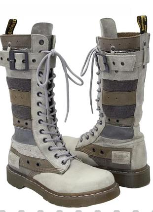 Сірі чоботи dr martens thema 1914 . розмір 37. маломірний