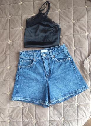 Джинсовые шорты h&amp;m