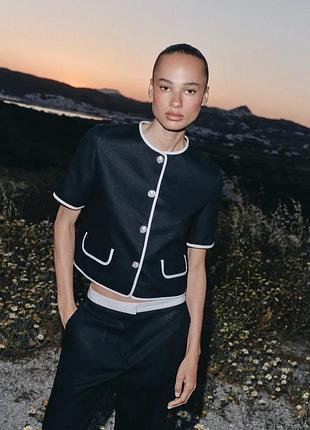 Блейзер жіночий синій zara new