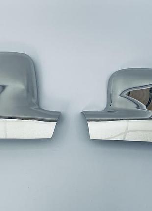 Хромированные накладки на зеркала volkswagen t5 2003-2009/ caddy 2004-2020 (tan24)