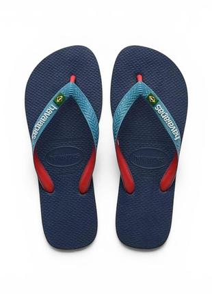 260 грн
летние мужские вьетнамки havaianas brasil mix в цветовой гамме indigo blue/red