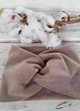 🔥хит🔥плюшевая повязка-чалма1 фото