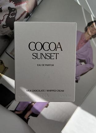 Парфумована вода жіноча від zara cocoa sunset 100 мл