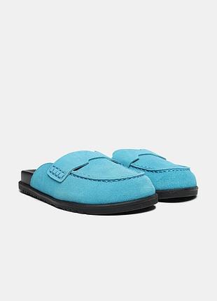 Mule blue 39 3